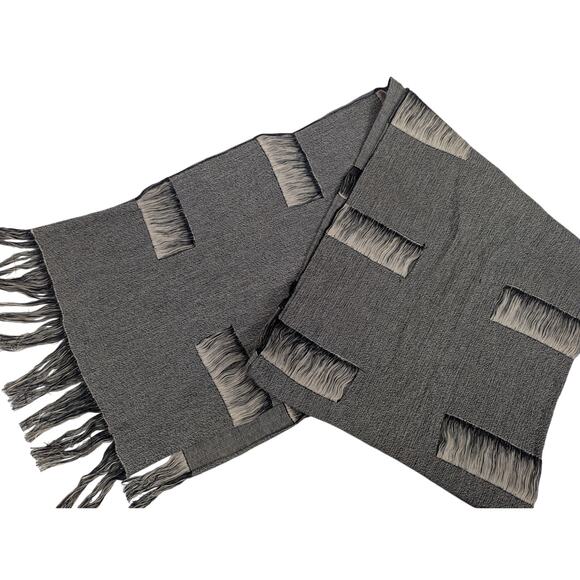 The Museum of Modern Art Nuno Scarf 74" X 17" Reiko Sudo Artisan Scarf - Picture 1 of 9